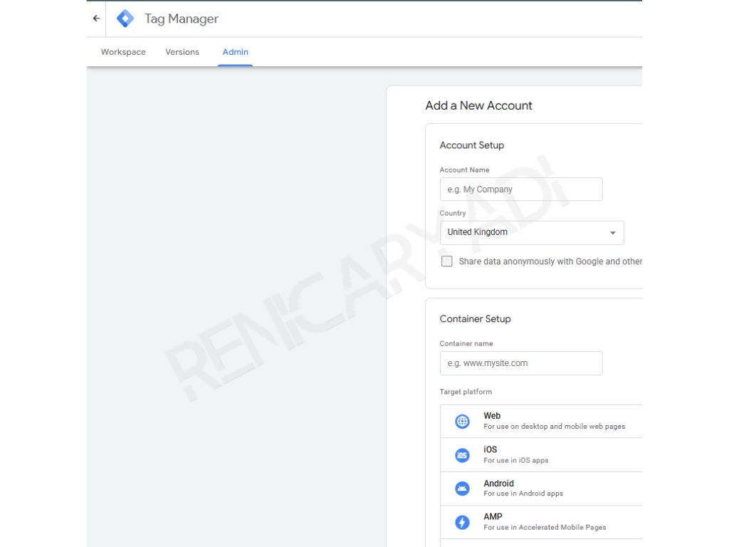 Cara Install Google Tag Manager via WordPress How to Install Renicaryadi.com-Step-1